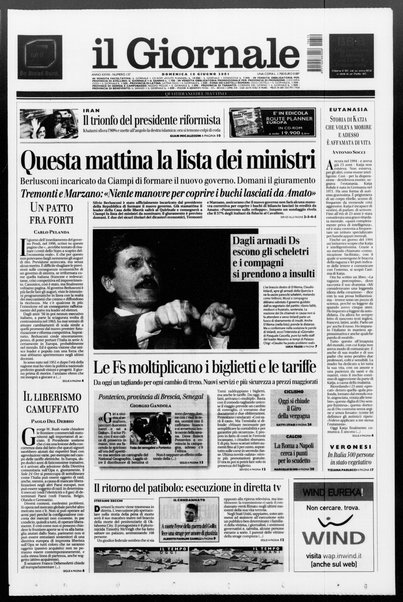 Il giornale : quotidiano del mattino